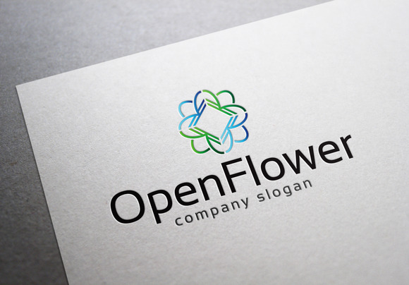 Open Flower Logo Open Flower Logo