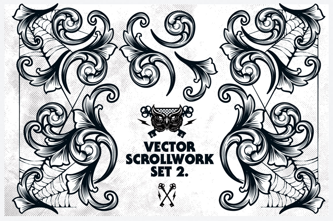 Victorian Scrollwork Volume 2 ~ Graphics on Creative Market