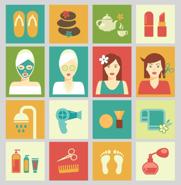 Beauty And Care Icons Beauty And Care Icons