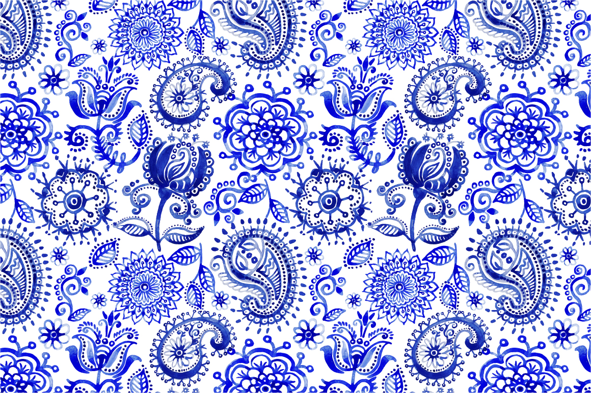 Download 2 Seamless vector watercolor pattern ~ Patterns on ...