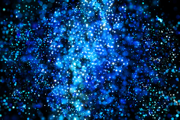 Cool Blue Abstract Bokeh Background ~ Textures on Creative Market