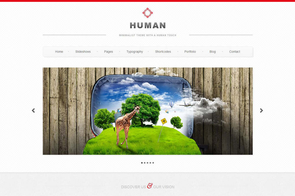Human - Responsive HTML5 theme ~ HTML/CSS Themes on Creative Market