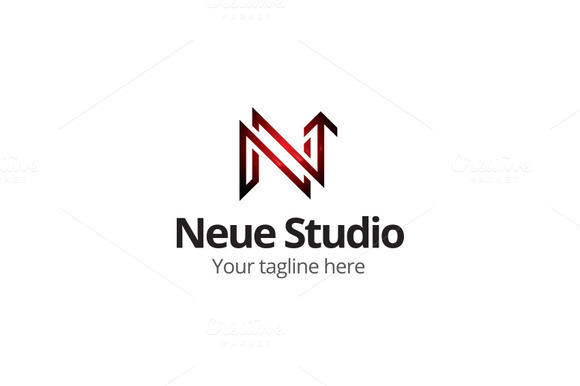 Neue Studio - N Letter Logo ~ Logo Templates on Creative Market