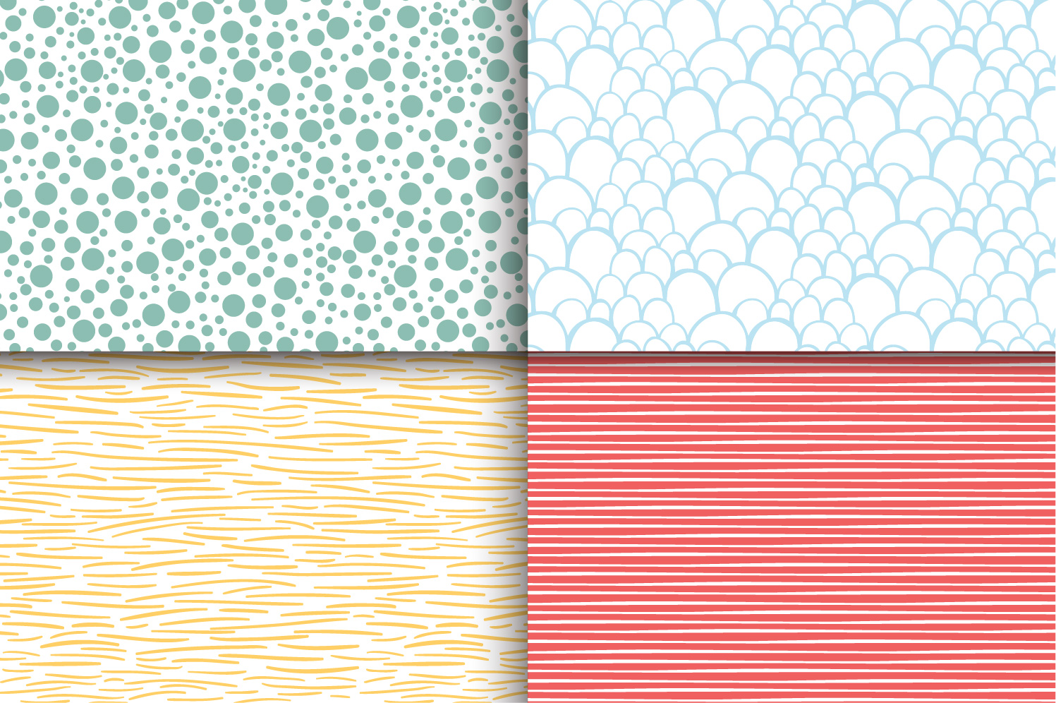 28 simple seamless patterns ~ Patterns on Creative Market