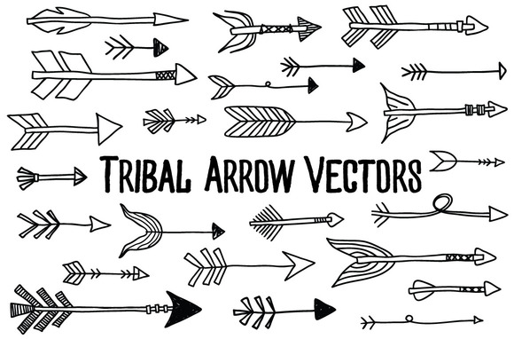 Tribal Arrow Vectors ~ Illustrations on Creative Market