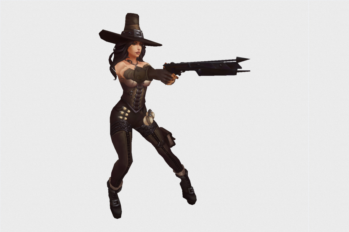 Female Demon Hunter Characters on Creative Market