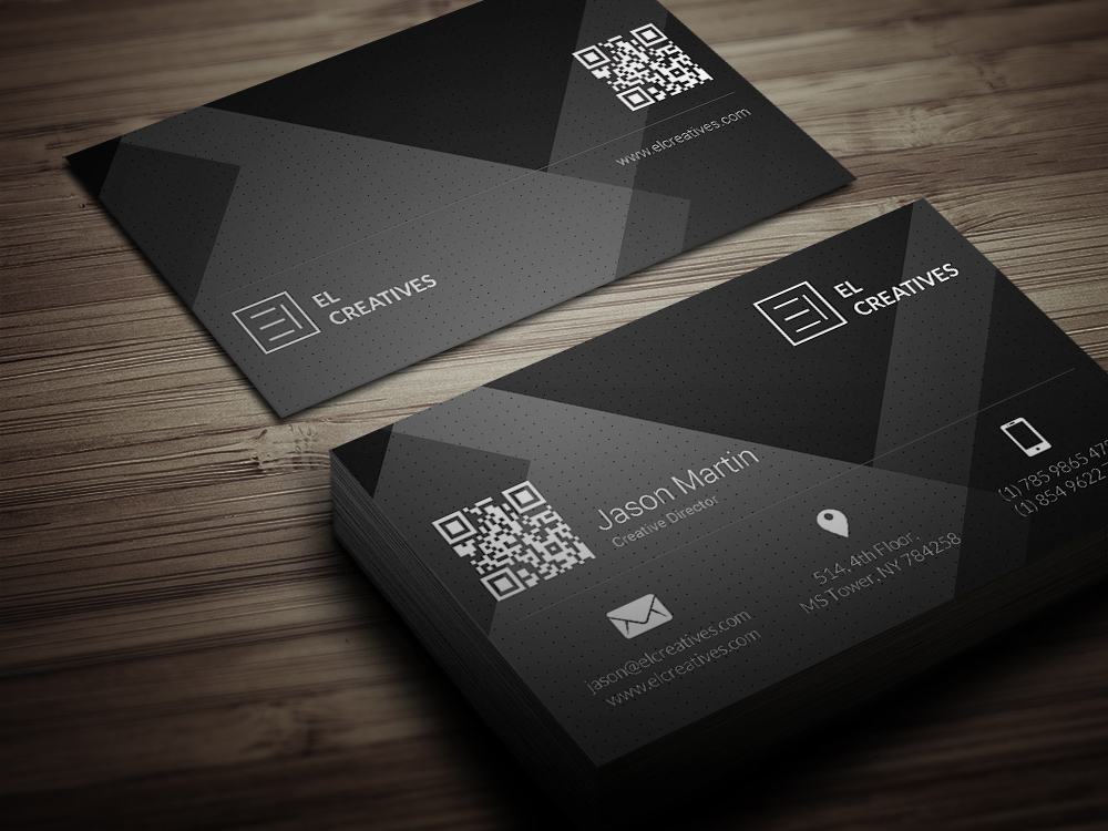 Dark Creative Business Card ~ Business Card Templates on Creative Market