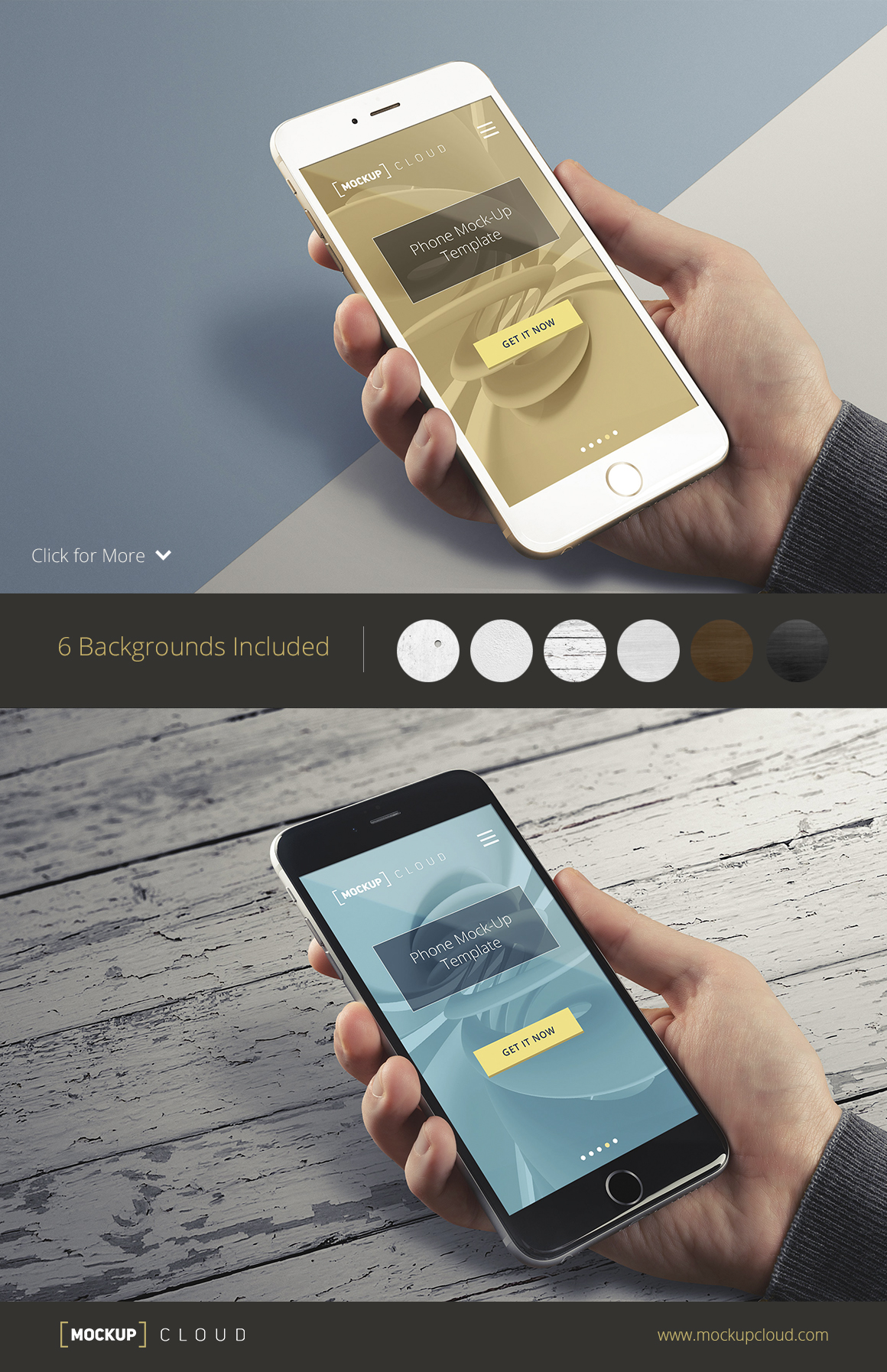 Real Photo iPhone Mock-Up Set ~ Product Mockups on Creative Market