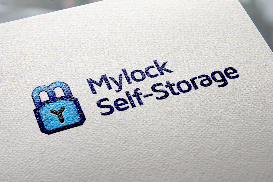 Mylock Self-Storage | Vector Logo ~ Logo Templates on Creative Market
