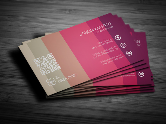 Colorful Unique Business Card Business Card Templates On Creative Market Unique Business Card Templates