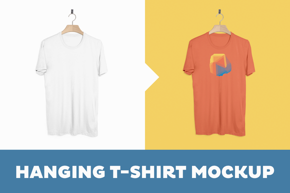 Download Hanging T-Shirt Mockup Template ~ Product Mockups on Creative Market