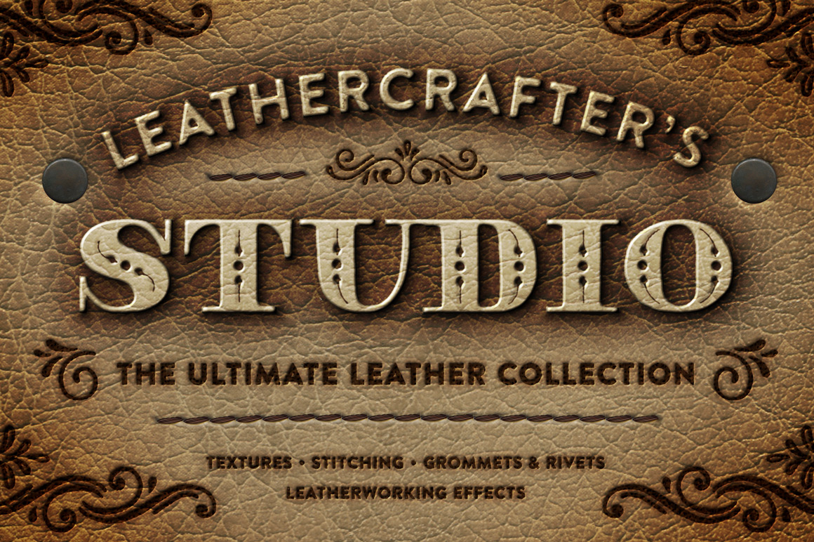 Leathercrafter's Studio Textures on Creative Market