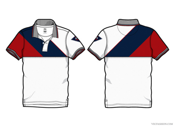 Men White Sport Polo Shirt ~ Illustrations on Creative Market