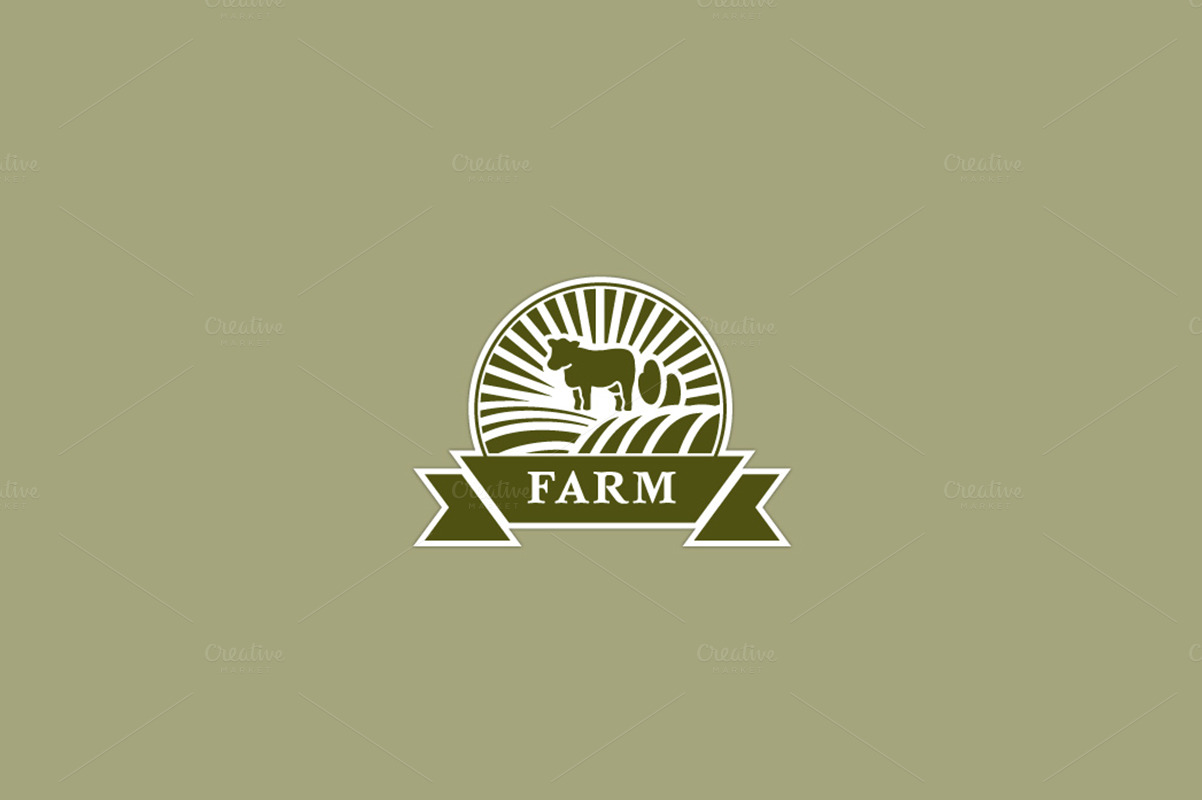 farm logo ~ Logo Templates on Creative Market