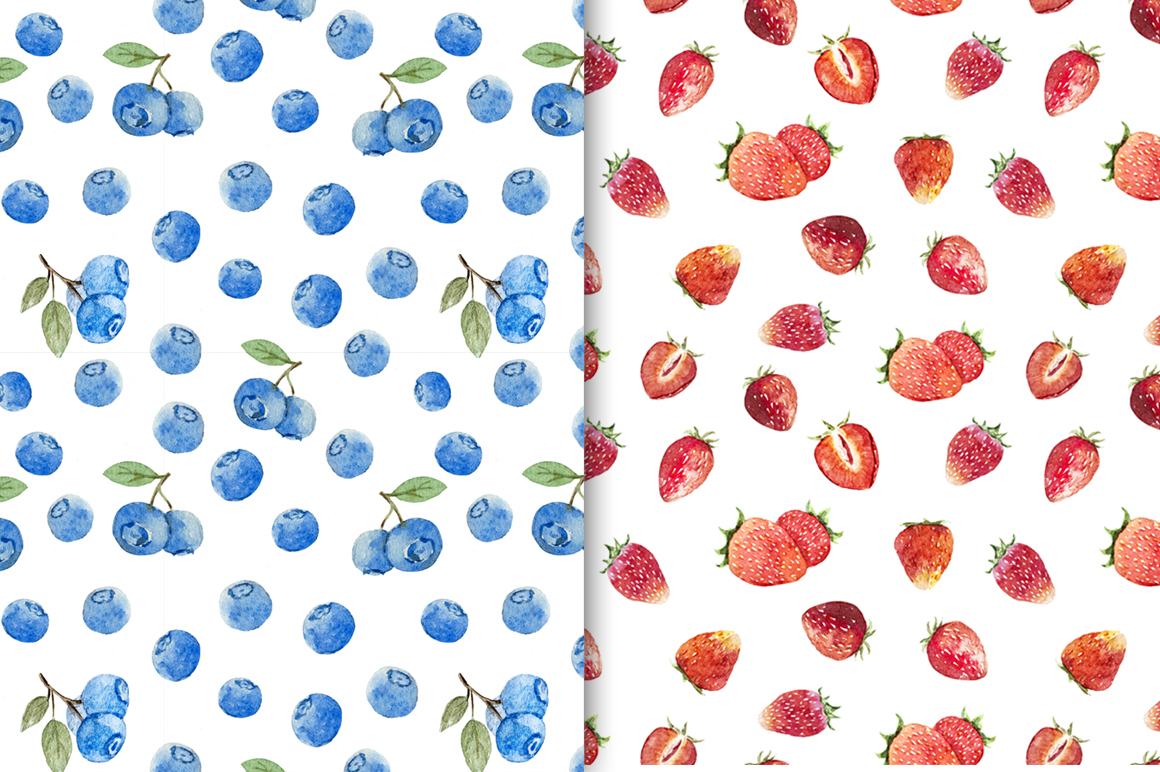 Berry Patterns ~ Patterns on Creative Market