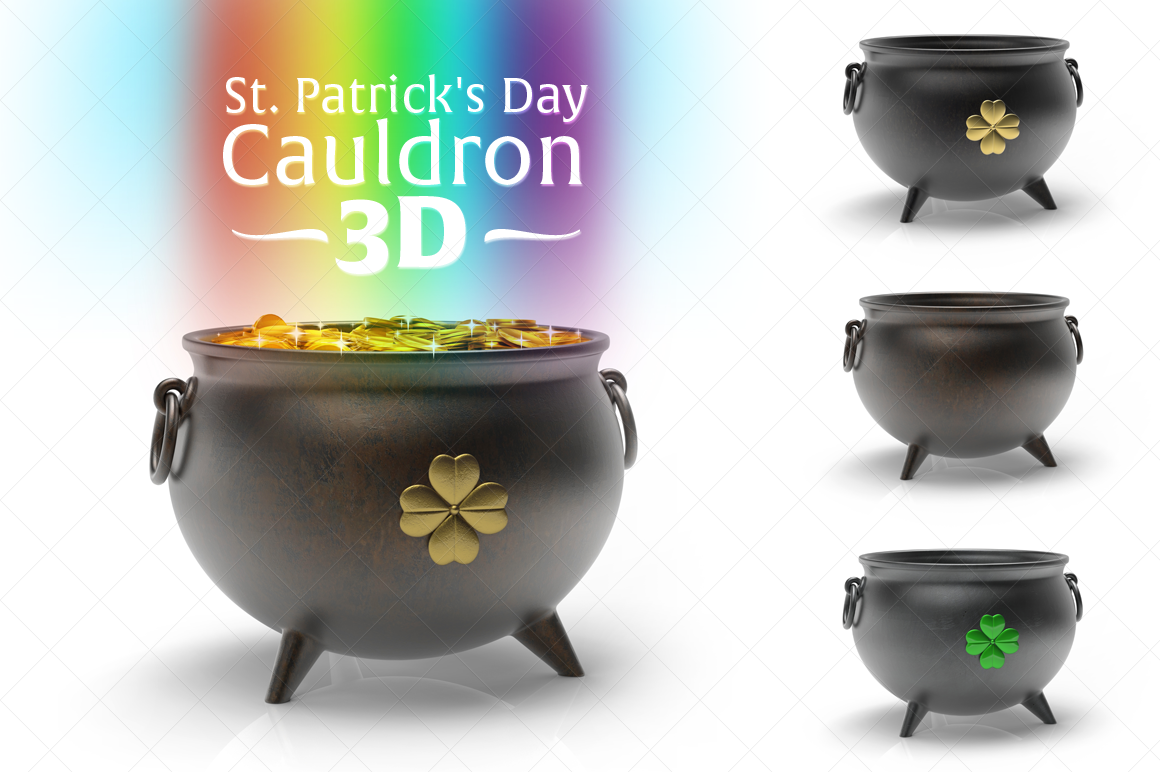 St Patrick s Day Cauldron Graphics On Creative Market St Patrick s Day Cauldron Graphics On Creative Market