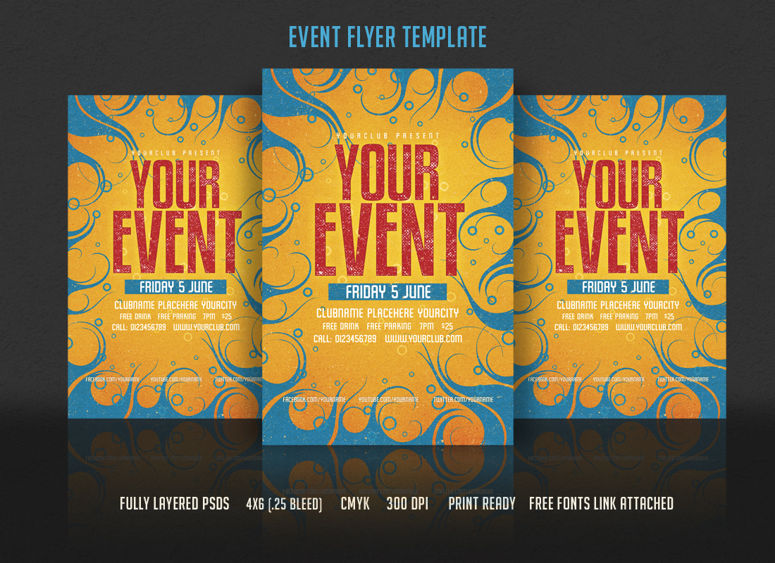 Event Flyer Template Flyer Templates On Creative Market