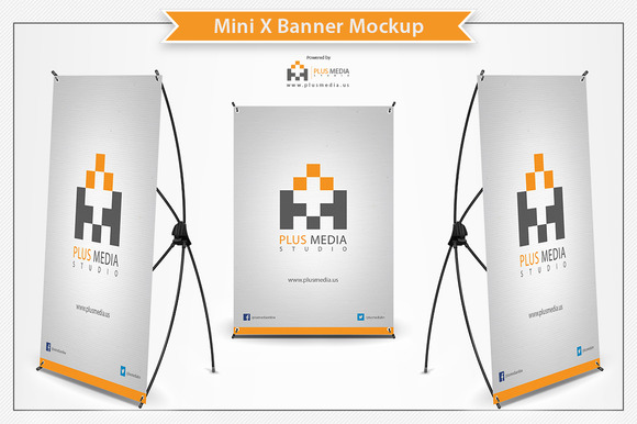 Download Mini X Banner Mockup ~ Product Mockups on Creative Market