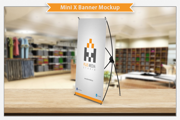 Download Mini X Banner Mockup ~ Product Mockups on Creative Market