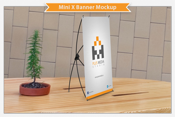 Download Mini X Banner Mockup ~ Product Mockups on Creative Market