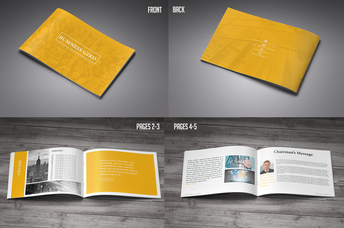 Business Plan Brochure 24 Pages ~ Brochure Templates on Creative Market