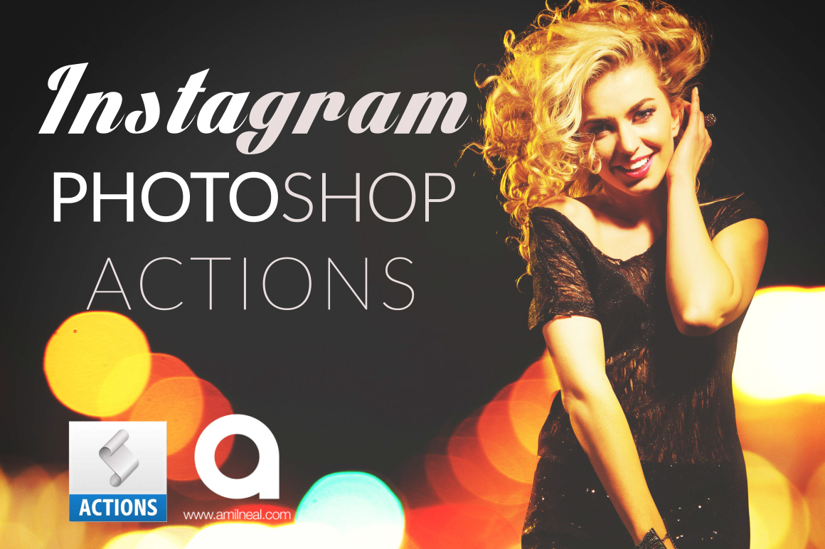  Instagram Photoshop  Actions Actions on Creative Market