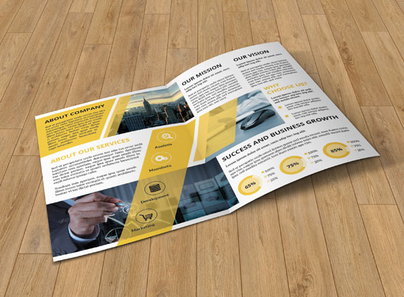 Corporate Brochure-v94 ~ Brochure Templates on Creative Market