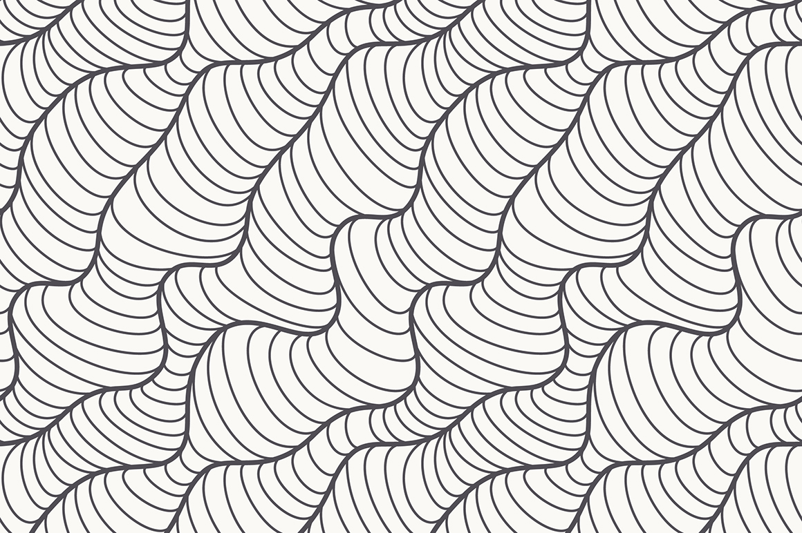 Linear Doodles. Seamless Patterns Patterns on Creative Market