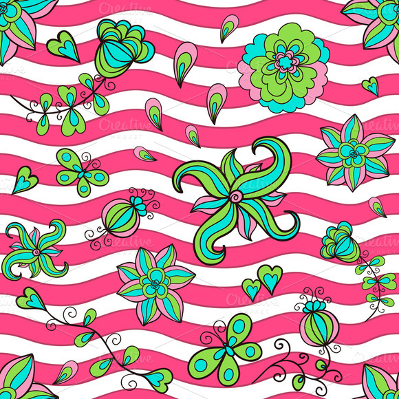 Colorful vector seamless pattern ~ Patterns on Creative Market