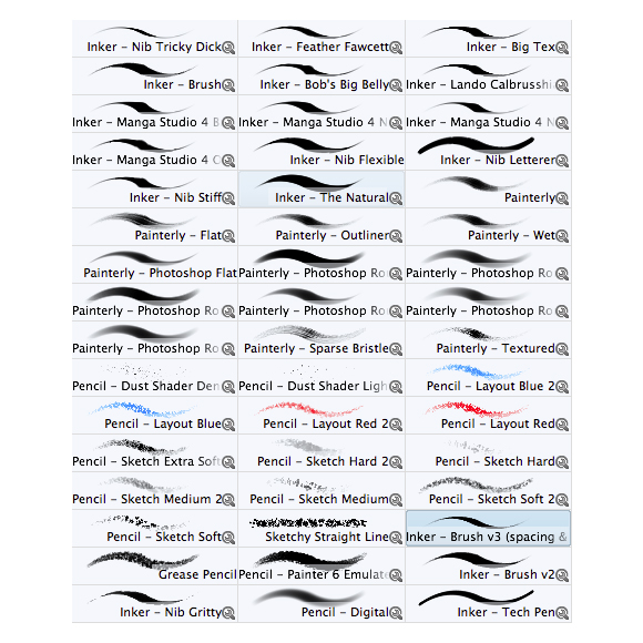 Manga Studio 5 Custom Brush Set ~ Brushes on Creative Market