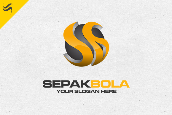 13089 Sepak Bola Logo Template