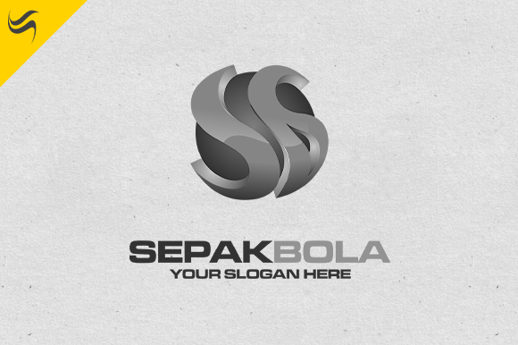 13089 Sepak Bola Logo Template