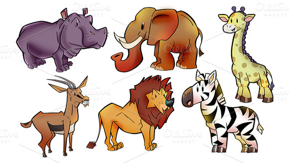 African Animals ~ Illustrations on Creative Market