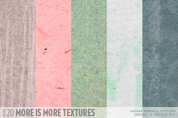 More is more textures vol.1 ~ Textures on Creative Market