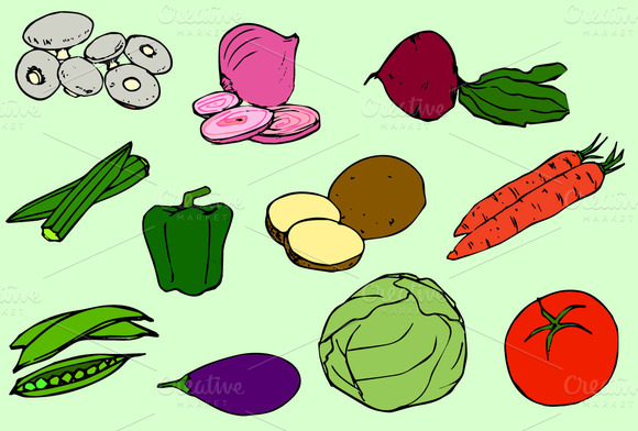 clipart pictures of vegetables - photo #33