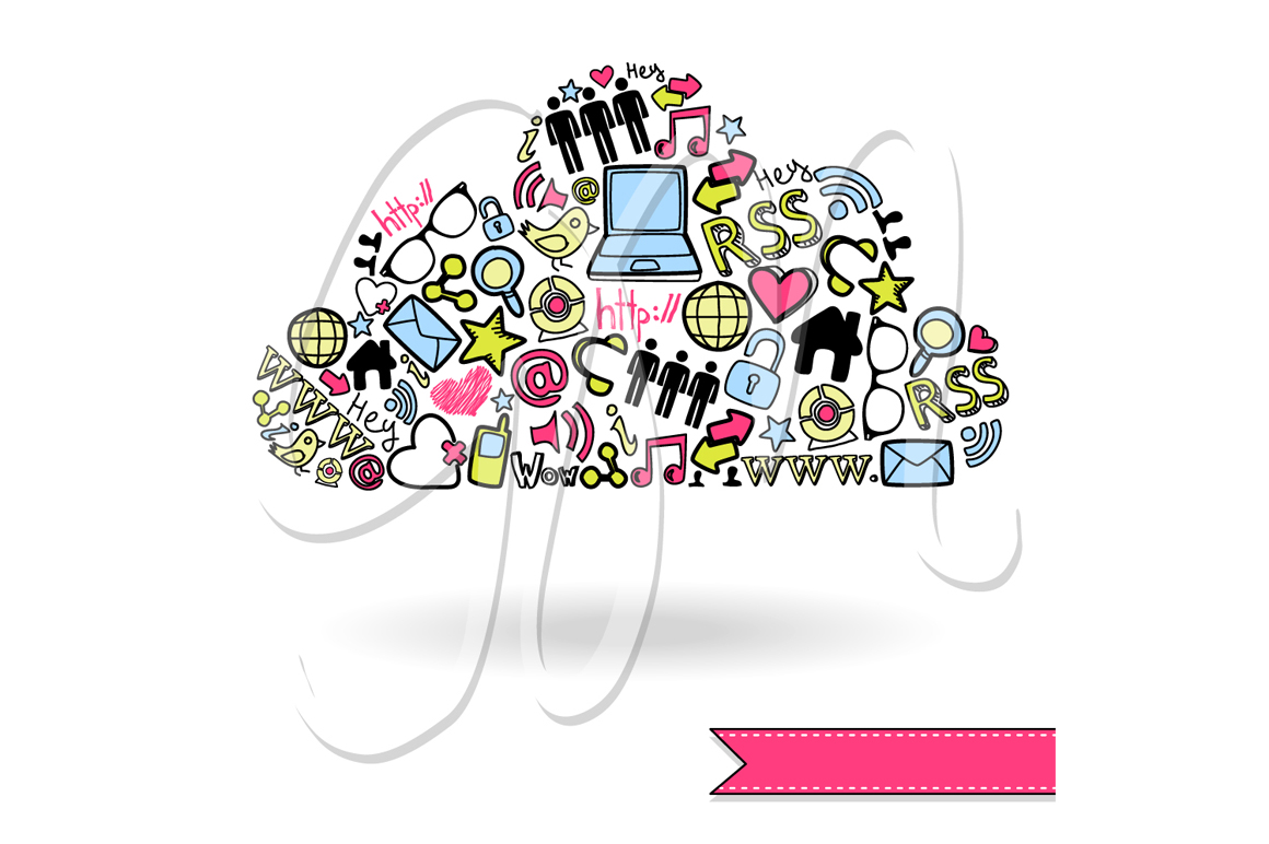 Hand drawn Social Media Icons ~ Illustrations on Creative Market