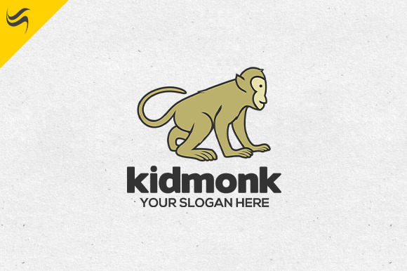 Kid Monkey Logo Template Kid Monkey Logo Template