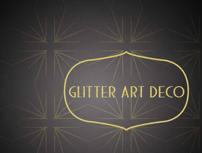 Art Deco Glitter Patterns & Graphics Graphics on Creative Market