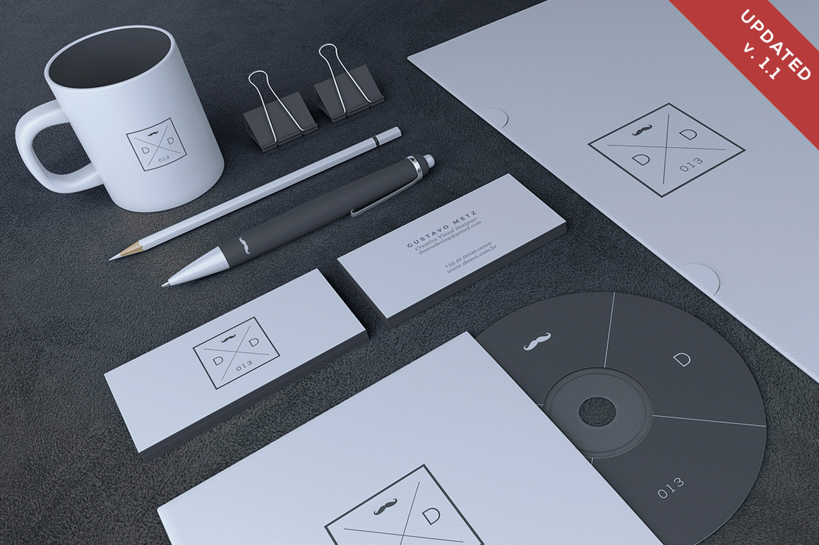 Download Blank Stationery / Branding Mock-Up ~ Product Mockups on Creative Market