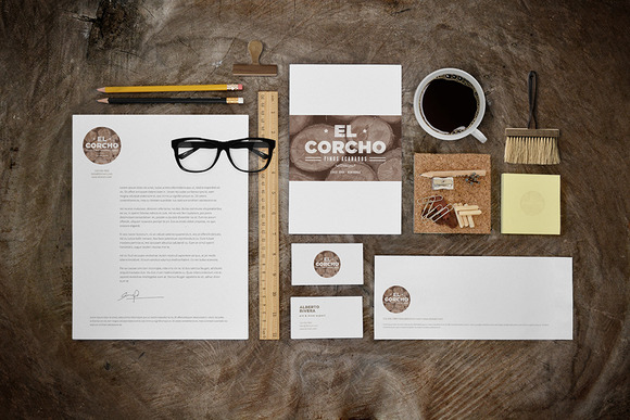 Download Crafted Identity Mock-ups ~ Product Mockups on Creative Market