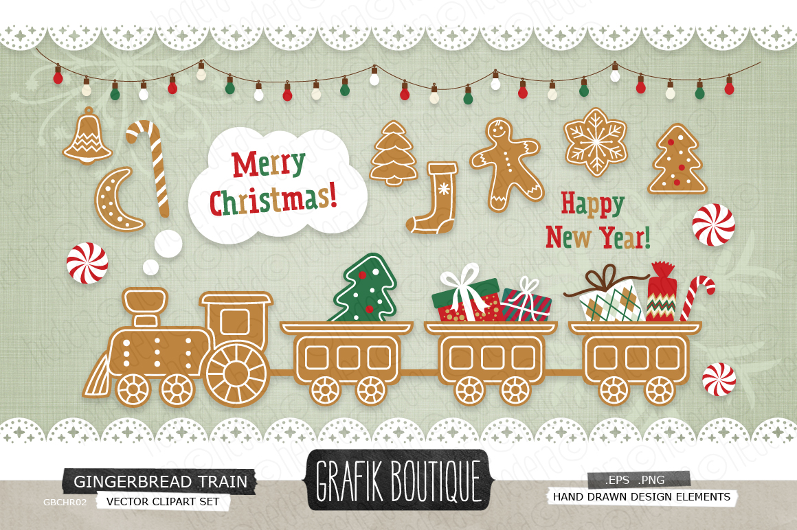 free christmas train clipart - photo #49