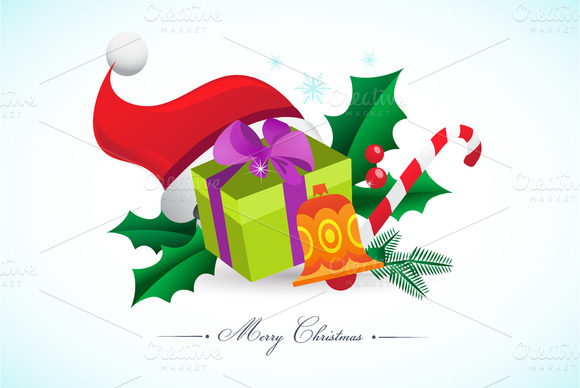 Christmas Decoration Elements Backgrounds » Designtube - Creative