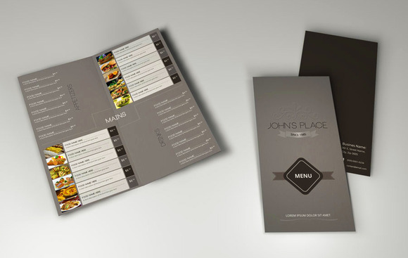 Bi Fold Menu Template