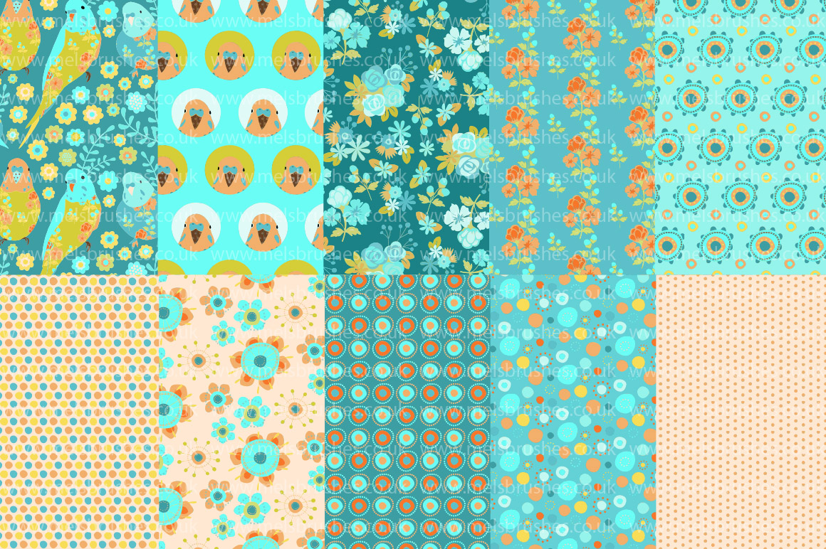 Hot House Pattern Background Papers ~ Patterns on Creative Market