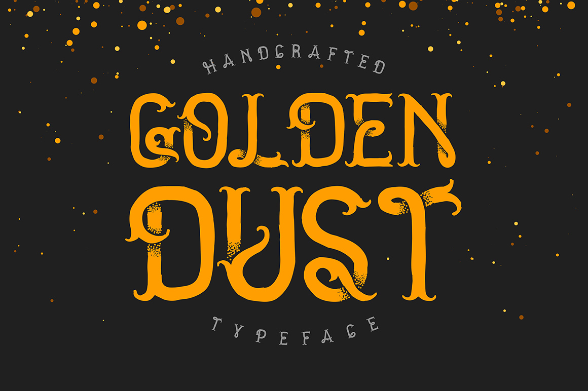 Free Golden Dust Typeface Script Fonts