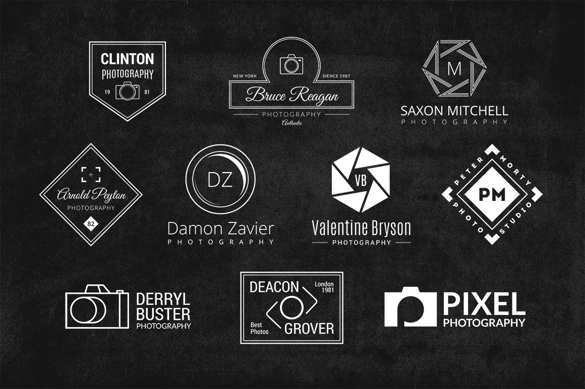 10 Photography Logos Vol. 12 ~ Logo Templates on Creative Market