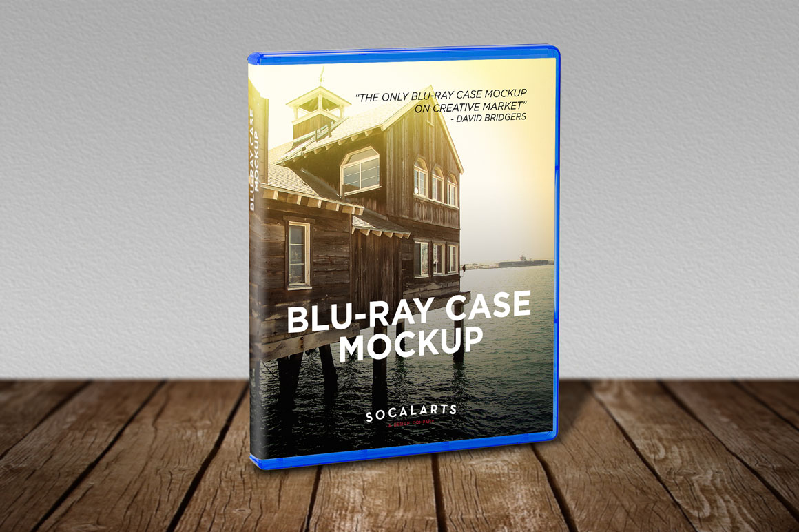Bluray Case + Disc Mockup Product Mockups on Creative