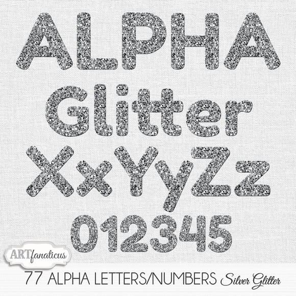 free glitter alphabet clipart - photo #18
