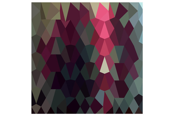 Burgundy Abstract Low Polygon Backgr ~ Textures on Creative Market