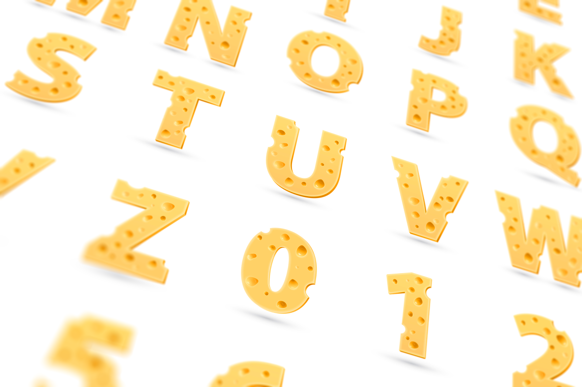 Cheese font ~ Symbol Fonts on Creative Market